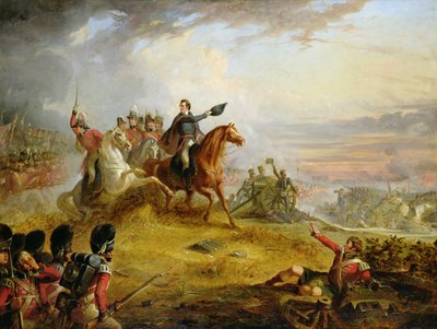 Un incident à la bataille de Waterloo en 1815 - Thomas Jones